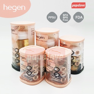 Hegen PCTO™ Ppsu ชุดขวดนมคอกว้าง 3 เดือน สําหรับผู้เริ่มต้น