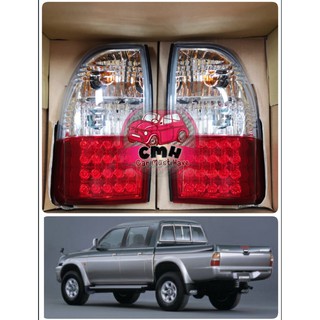 DEPO ไฟท้ายแต่ง LED MITSUBISHI L200 STRADA มิตซูบิชิ แอล200 สตาด้า  คู่ ซ้ายและขวา