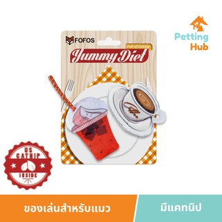 ของเล่นแมว ของเล่นสำหรับแมว มีแคทนิป FoFos Yummy Diet