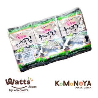 KOMONOYA OJสาหร่ายเกาหลีน้ำมันมะกอก 4.5 กรัม **Promotion** 1 แถม 1