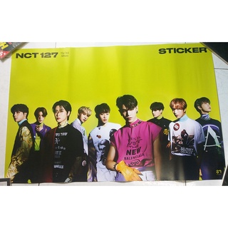 โปสเตอร์ ของแท้ จาก อัลบั้ม NCT 127 - Sticker Album พร้อมส่ง Kpop Poster