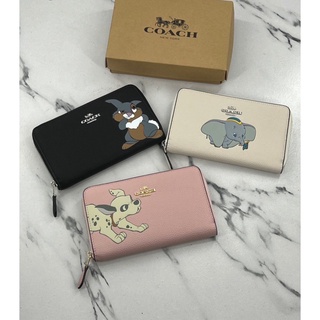 COACH DISNEY X COACH MEDIUM ZIP AROUND WALLET