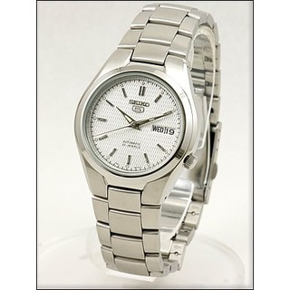 นาฬิกา Seiko รุ่น SNK601K1 นาฬิกาผู้ชายสายแสตนเลส หน้าปัดสีขาวสุดหรู -ของแท้ 100% ประกัน 1 ปีเต็ม