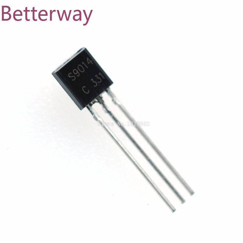 100pcs ใหม่ S9014 S9015 Triode 9014 9015 ทรานซิสเตอร์ TO-92 ขายส่งอิเล็กทรอนิกส์ Betterway