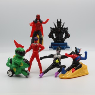 ของเล่น Mc Donald Sentai Rider เซนไต ไรเดอร์ และ Masked Rider มาสค์ไรเดอร์ เก็นมุ Genm Set 6 ชิ้น