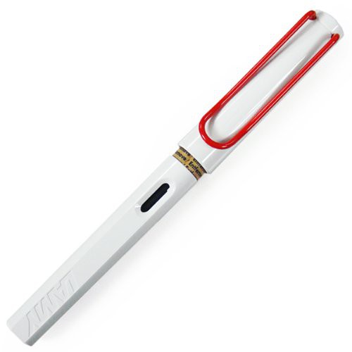 น่าซื้อ Lamy Safari Japan limited edition White whit Red clip