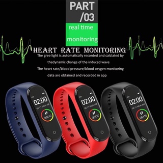 M4 Smart Bracelet smartwatch นาฬิกา อัจฉริยะ สีแดง