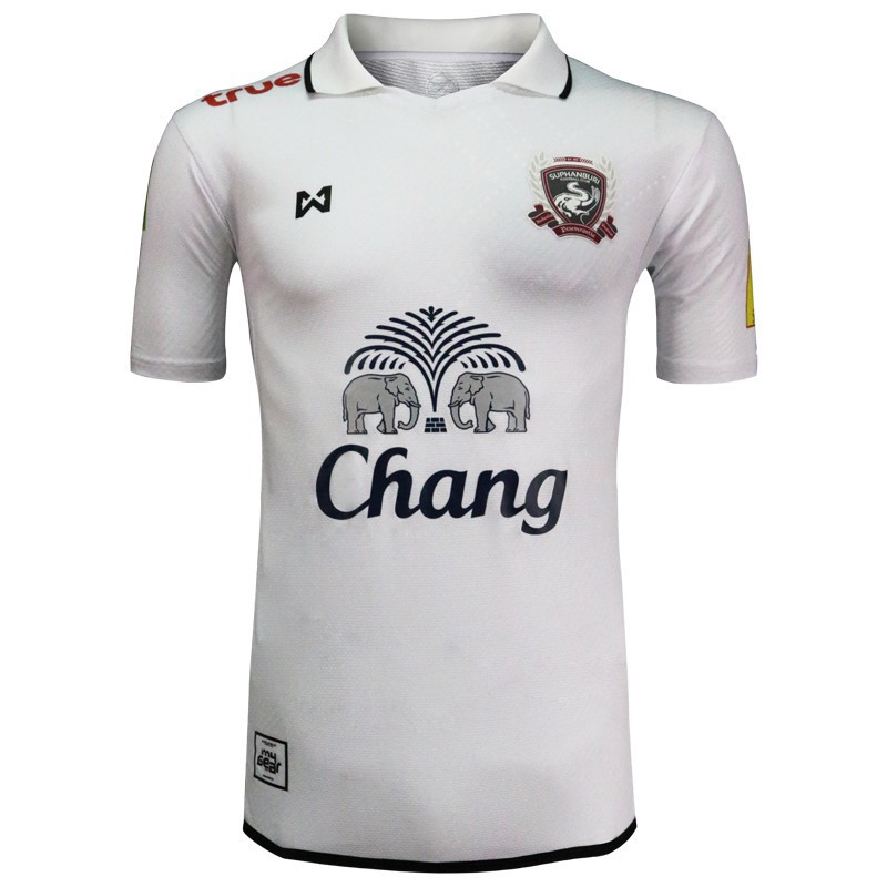 WARRIX เสื้อสโมสรสุพรรณบุรี เอฟซี 2017 WA-17SP51M-WA (สีขาว-ดำ)