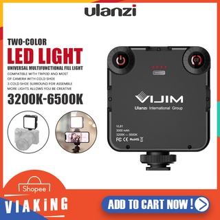 ไฟถ่ายภาพ วิดีโอ Live สด Ulanzi  VIJIM รุ่น VL81 BI-COLOR FILL LIGHT ไฟ LED Video Light ไฟถ่ายรูป ใช้กับสมาร์ทโฟน/กล้อง