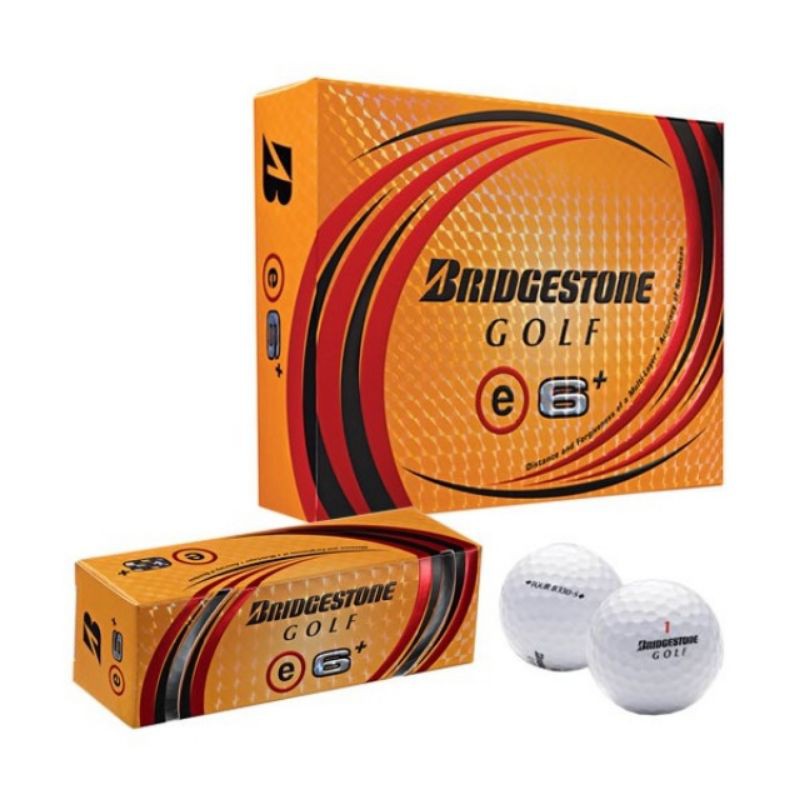 ลูกกอล์ฟ Bridgestone e6+ Golf Balls (12 Balls)Superior performance