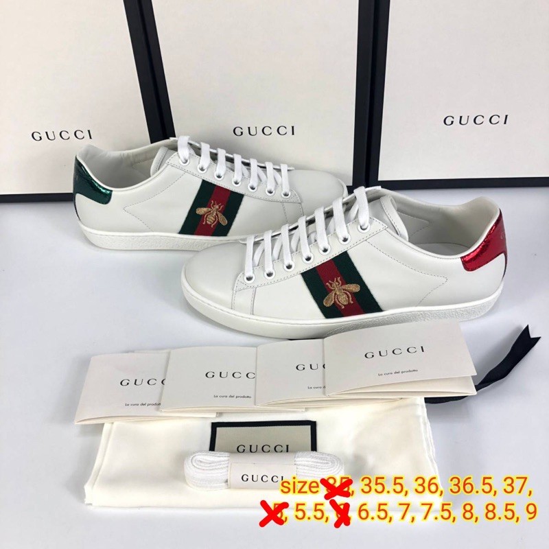 Gucci bee รองเท้าผ้าใบ | Shopee Thailand