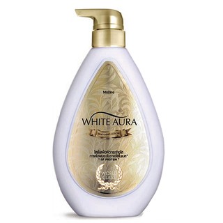 โลชั่นมิสทีนไวท์ ออร่าไวท์เทนนิ่งขนาด 400มล. Mistine White Aura Whitening Lotion 400 ml.