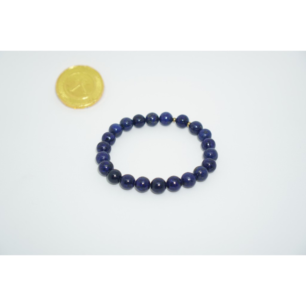 LAPIZ LAZULI AFGHANISTAN สร้อยข้อมือสุขภาพจํากัดธรรมชาติโยคะอุปกรณ์เสริมทุกวันหัตถกรรมลูกปัดซัพพลายเ