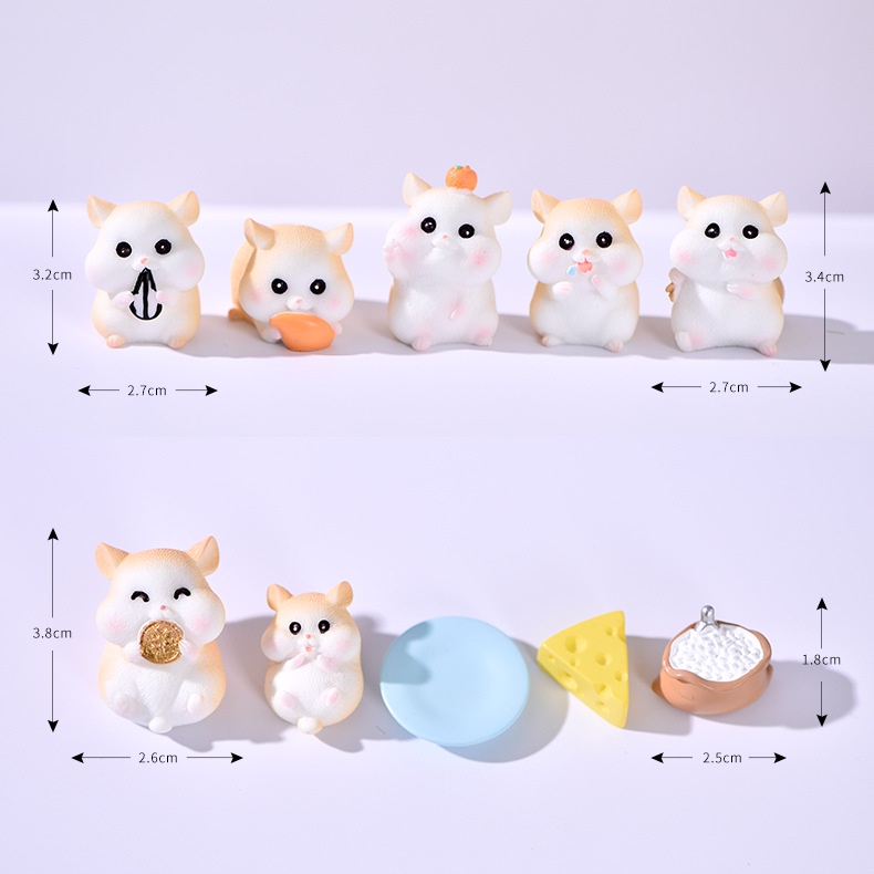 แฮมเตอร์จอมแทะ หนูมุสกะถวายพระพิฆเนศ (ราคา/1ชิ้น) ตุ๊กตาแต่งสวน จัดสวนถาด ไม้ดัด ไม้โขด ตกแต่งบ้าน ของสะสม พร็อพถ่ายรูป - รูปที่ 4