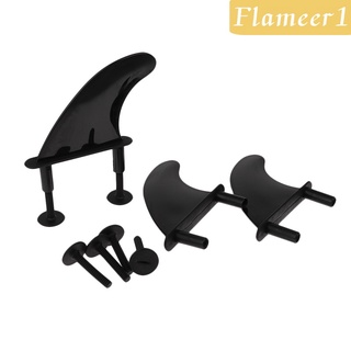 [FLAMEER1] Surfboard Fin Screws &amp; Fin Key Set Soft Top Surf Fin Stand Up Paddle Board