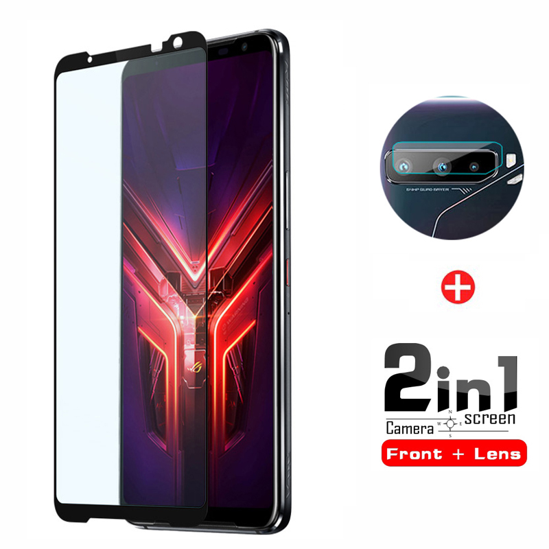 ฟิล์มกระจกคุ้มครองเต็มรูปแบบ สำหรับ ASUS Rog Phone 3 ASUS Rog Phone 2 3 5 5s 9 8 7 6 Pro Ultimate 6D