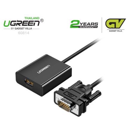 ลดราคา UGREEN VGA to HDMI รุ่น 60814/พร้อมส่ง #ค้นหาเพิ่มเติม หัวแลน RJ ปลั๊กแปลงอเนกประสงค์ สาย AC โน๊ตบุ๊ค HP เม้าส์ USB ขาตั้งหูฟัง ONINKUMA