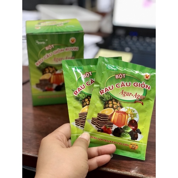Rovin Agar-Agar Hoang Yen Crispy Jelly Powder ( 1 แพ ็ ค 25g )
