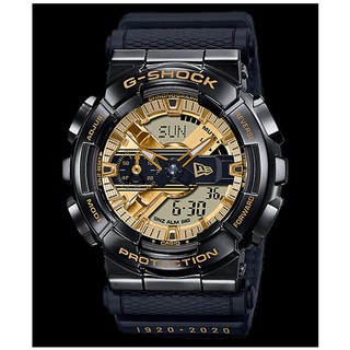 Casio G-Shock นาฬิกาข้อมือผู้ชาย สายเรซิ่น สีดำ รุ่น GM-110NE,GM-110NE-1A,GM-110NE-1ADR