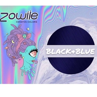 ทรีทเม้นท์เปลี่ยนสีผม ZOWIIE สี BLACK &amp; BLUE