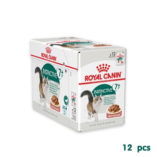 [ส่งฟรี] Royal Canin Pouch Instinctive 7+ (in gravy) 85gX12pcs สำหรับแมวโตอายุ 7 ปีขึ้นไป