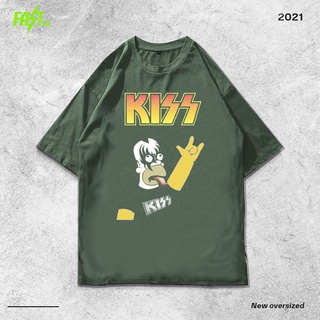 เสื้อยืดวินเทจเสื้อยืด KIZZ Bart Simpsons ขนาดใหญ่S-5XL