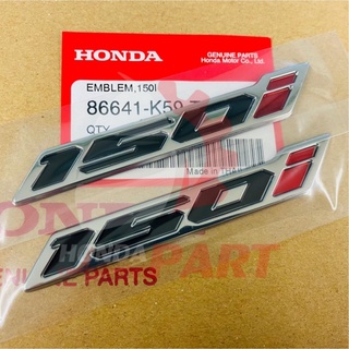 เครื่องหมาย โลโก้ 150i สำหรับ Honda Click150i แท้ศูนย์ (สินค้าแท้)