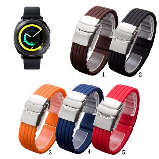 สายนาฬิกาซิลิโคนอ่อนนุ่มสำหรับ Samsung Gear Sport