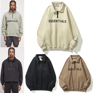 Fog Essentials เสื้อกันหนาวลําลอง แขนยาว แฟชั่นสําหรับผู้ชาย และผู้หญิง