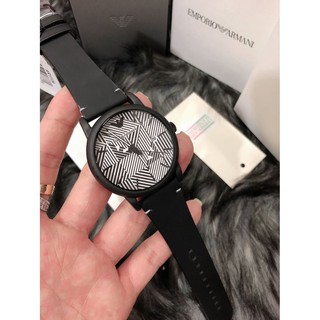 AR11136 Emporio Armani Mens Analogue Quartz Watch with Leather Strap