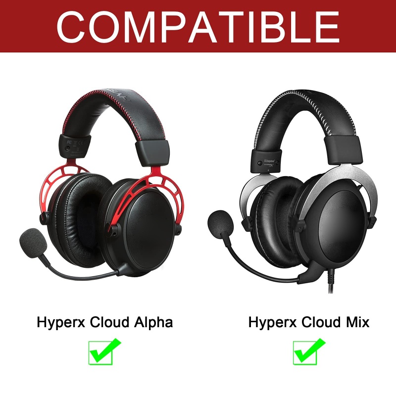 Rox สายเคเบิลไนล่อนถัก 3.5 มม. แบบเปลี่ยน สําหรับหูฟังเกมมิ่ง Kingston HyperX Cloud Mix Alpha S - รูปที่ 6