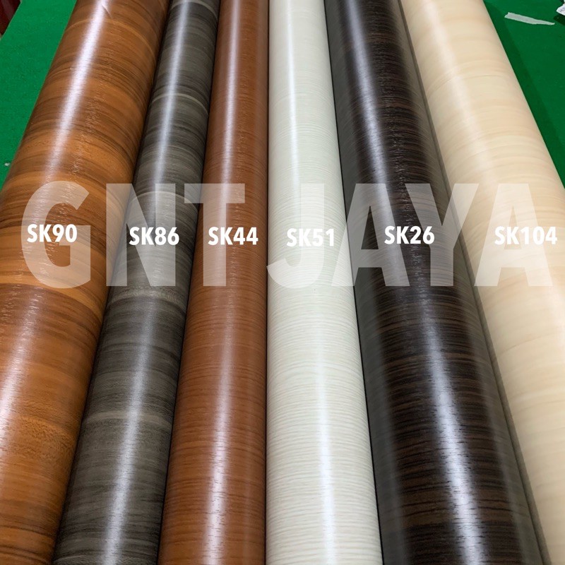 HUBEN แผ่น SK90 SK86 SK44 SK51 SK26 SK104 pvc เส้นใย motif เนื้อไม้วอลล์เปเปอร์ decon taco tacon เนื