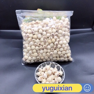 เม็ดบัวแห้ง เมล็ดบัว พร้อมส่ง ( 莲子)ขนาด500g เม็ดใหญ่  เม็ดบัวอุดมไปด้วยวิตามินเอ วิตามินซี วิตามินอี โปรตีนและมีเกลือแร่