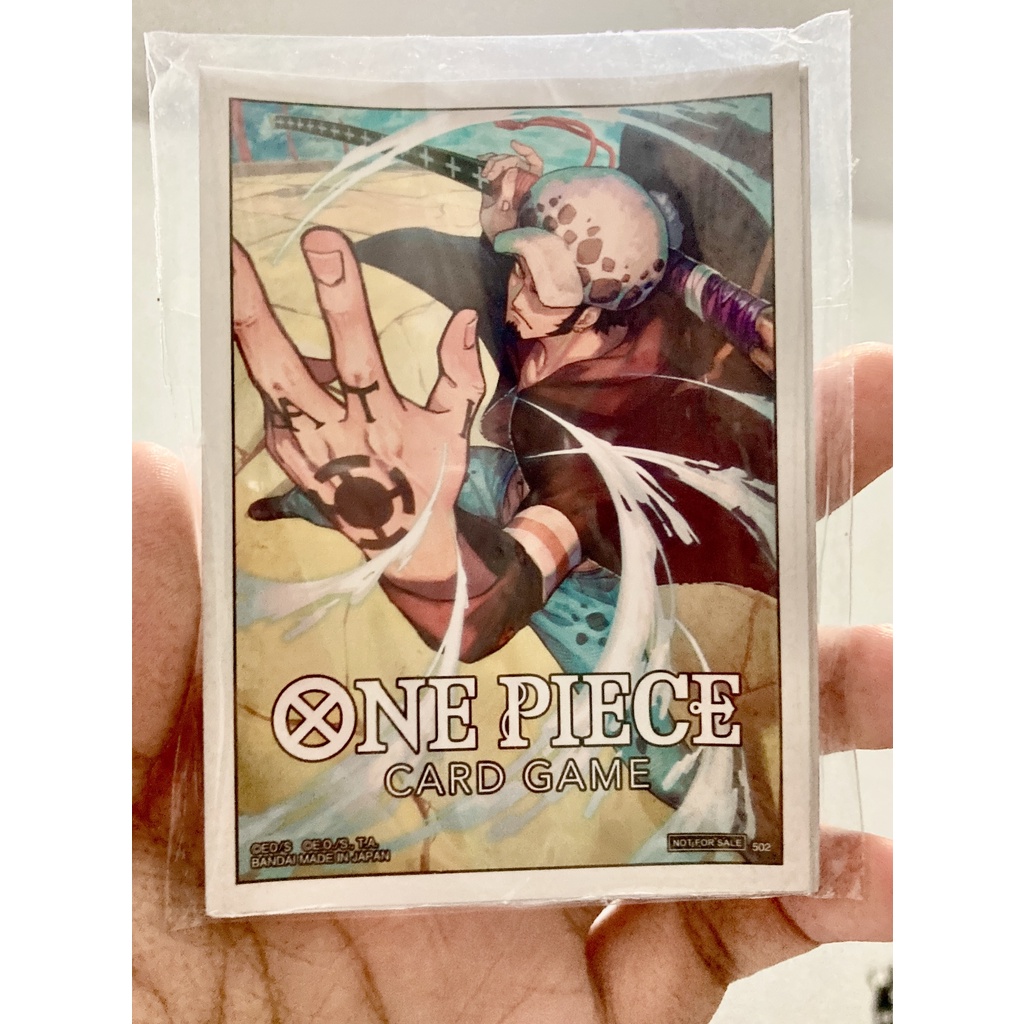 [ของแท้] One Piece Card Game Sleeve Flagship Event - Trafalgar Law จำนวน 10 ซอง ซองใส่การ์ดวันพีซ