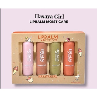 No.HH1036 Hasaya Girl Magic Lipblam ลิปบาล์มเปลี่ยนสีเซต4ชิ้น ลิปมัน เปลี่ยนสี บำรุงปาก ชุ่มชื่น ไม่แห้ง ไม่เเตก สีสวย