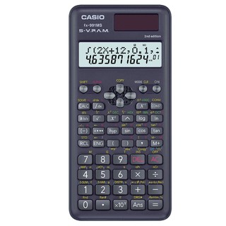 เครื่องคิดเลขวิทยาศาสตร์ สีดำ คาสิโอ FX-991MS-2 Casio Scientific Black Calculator FX-991MS-2