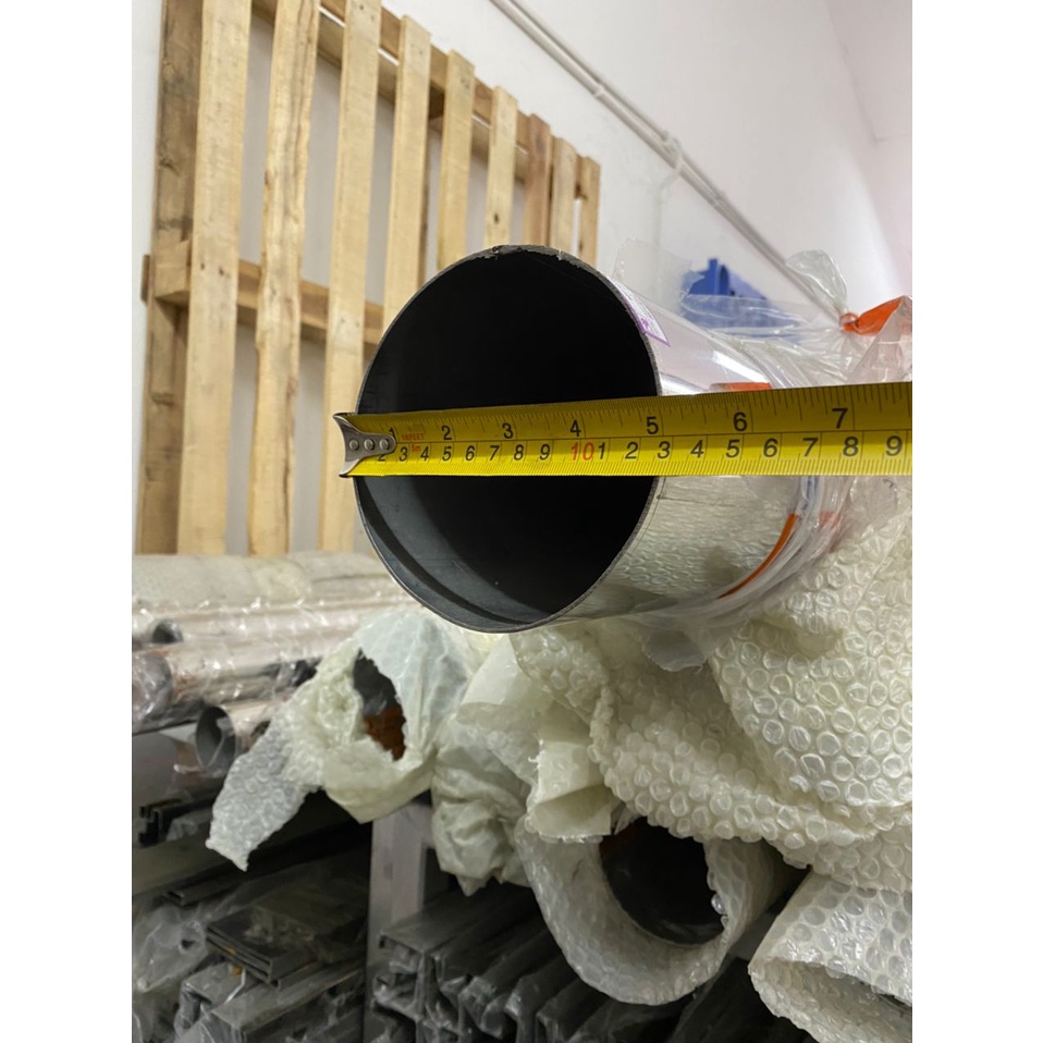 SUS304 Berkualiti Tinggi ท่อกลม 3 ฟุต (5"/6"/6.5") /STAINLEES STEEL ROUND TUBE 1M
