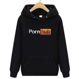 New Men Pornhub ออกแบบเสื้อ Hoodies พิมพ์ฤดูหนาว Unisex Hip Hop Swag Hoodies ผู้หญิง Hoody