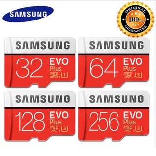 Samsung Evo Plus 64GB 32GB 256GB 128GB Micro SDXC Memory Card Class 10 + Adapter