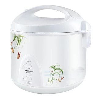 SHARP หม้อหุงข้าวอุ่นทิพย์**ไม่เคลือบด้านในหม้อ** KS-23E (2.2 ลิตร)