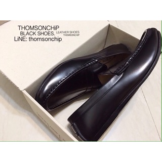 Leather Black Shoes รองเท้าหนังลำลอง