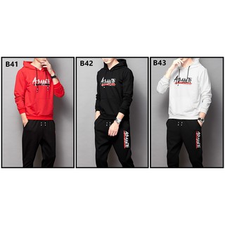 ชุดเซทสุดคุ้ม350บาท ได้เสื้อมีฮู้ดแขนยาว+กางเกงขายาวAC B41/42/43