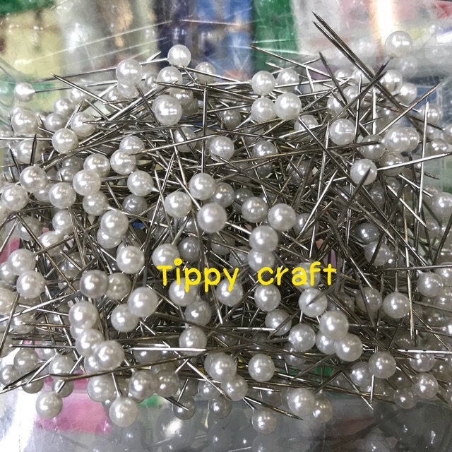 เข็มหมุดประมาณ 380 ตัว 1 กล่อง อย่างดี ไม่ขึ้นสนิม - รูปที่ 3