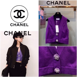 เสื้อแขนกุด CHANEL SS22-23 SUMMER COLLECTION CROP TOP