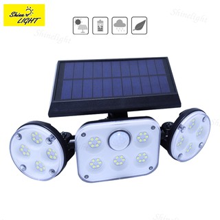 Shinelight TG06 ไฟ LED Solar Light ไฟโซล่าเซลล์ สปอร์ตไลท์ พลังงานแสงอาทิตย์ 78 LED แสงขาว