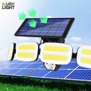 NJLED LIGHT SR ไฟ Solar Cell สปอร์ตไลท์ ไฟโซล่าเซลล์ พลังงานแสงอาทิตย์ หมุนพับได้