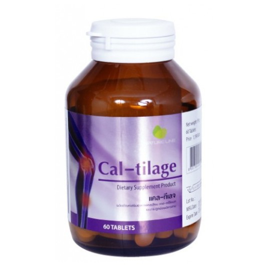 Cal-tilage caltilage แคลทีเลจ แคลที เลจ แคลเซียม บำรุงกระดูก ปวดเข่า ขนาด 30 แคปซูล 08061