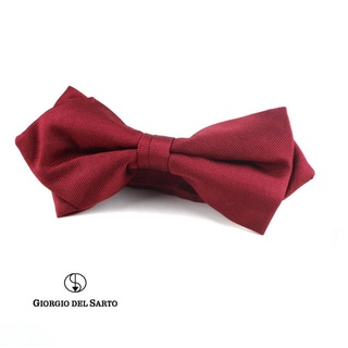 GIORGIO DEL SARTO One-Fold Silk Bow Tie โบว์ไทผ้าไหมหนึ่งจีบ #12