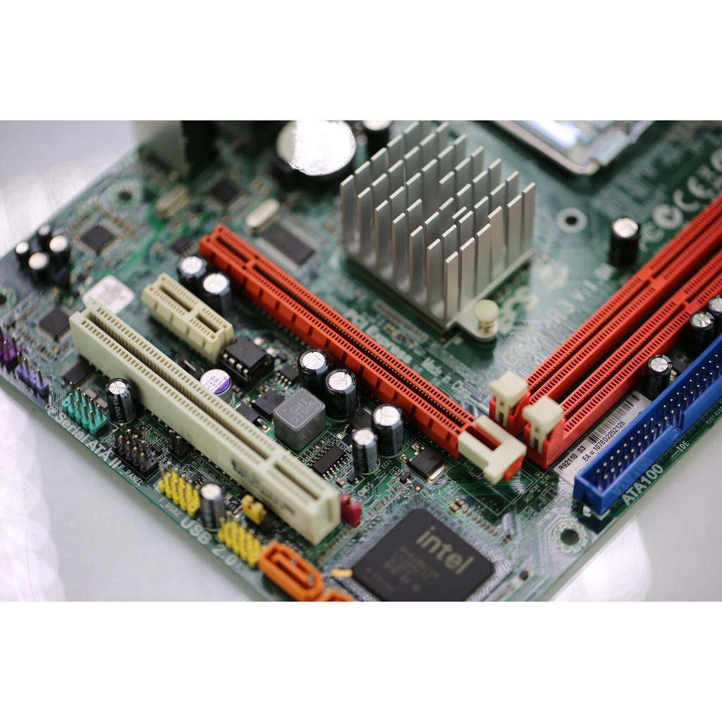 เมนบอร์ด(Socket 775)(mATX) ECS G41T-R3 (RAM DDR3 16Chip เท่านั้น) ฝา ...