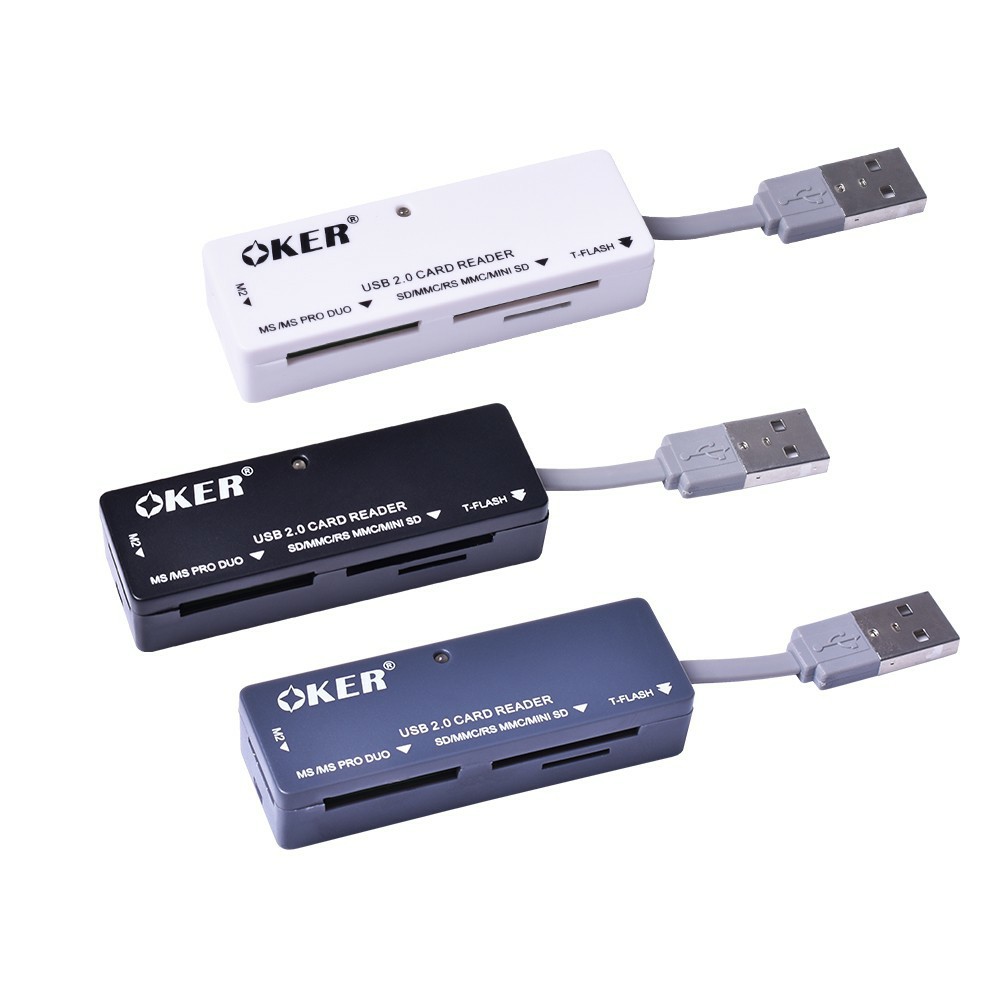 ลดราคา Card Reader Oker C-09 การ์ดรีดเดอร์ All in one USB2.0 สีดำ/เทา/ขาว ของแท้100% #ค้นหาเพิ่มเติม ท่นวางโทรศัพท์ Analog To Digital ลำโพงคอม NUBWO PCI Express Card แหล่งจ่ายไฟ PHANTOM